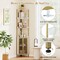 6-Tier Corner Bookshelf with Storage Cabinet 67 Inch Industrial Bookcase